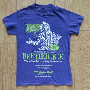Beetlejuice Purple Hot Topic T-shirt Women's Small